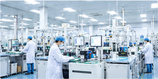 Medical device manufacturing floor